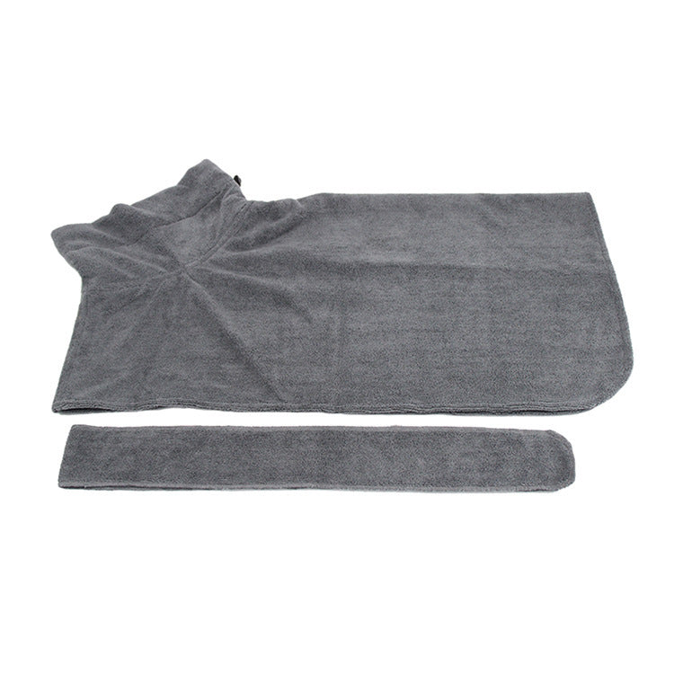 HKM-549715 Coral Fleece Absorbent Bathrobe for Small Dogs - Various Sizes Available