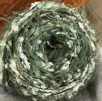 HKM-549779 Hand-Mixed Braided Pendant in Moss Green and Tundra Styles