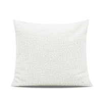 HKM-549779 Nordic Snow White Faux Wool Roll Cushion - Multiple Sizes Available