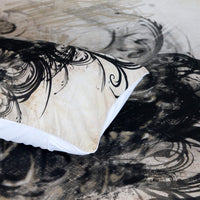HKM-550099 Black Polyester Three-Piece Bedding Set with Quilt Cover