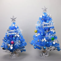 HKM-550227 Festive Mini Desktop Christmas Tree - 45cm & 60cm in Green, Pink, and White