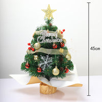 HKM-550227 Festive Mini Desktop Christmas Tree - 45cm & 60cm in Green, Pink, and White