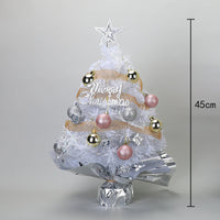 HKM-550227 Festive Mini Desktop Christmas Tree - 45cm & 60cm in Green, Pink, and White