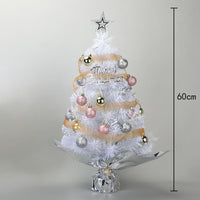 HKM-550227 Festive Mini Desktop Christmas Tree - 45cm & 60cm in Green, Pink, and White