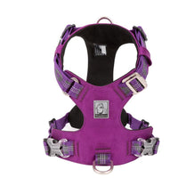 HKM-550291 Waterproof Reflective Super Fiber Dog Chest Strap in Army Green, Black, and Purple - Multiple Sizes Available