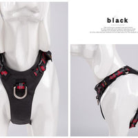 HKM-550291 Waterproof Reflective Super Fiber Dog Chest Strap in Army Green, Black, and Purple - Multiple Sizes Available