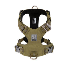 HKM-550291 Waterproof Reflective Super Fiber Dog Chest Strap in Army Green, Black, and Purple - Multiple Sizes Available