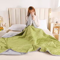 HKM-550419 Cool Fiber Summer Blanket - Air Conditioner Comfort in Modern Design, Multiple Sizes Available