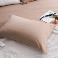 HKM-550419 Long-Staple Cotton Satin Pillowcase - Soft Single Pillowcase in Various Colors
