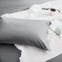 HKM-550419 Long-Staple Cotton Satin Pillowcase - Soft Single Pillowcase in Various Colors