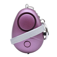 HKM-550611 Compact Metallic Personal Alarm with LED Light for Women, Children, and Seniors