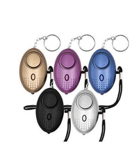HKM-550611 Compact Metallic Personal Alarm with LED Light for Women, Children, and Seniors