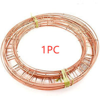 HKM-550867 12-Inch Golden Metal Wreath Ring for Festive Home Decor
