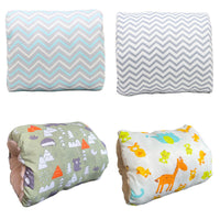 HKM-550931 Cotton Fleece-Lined Nursing Pillow Sleeve for Infants in Various Modern Designs