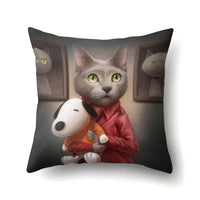 HKM-550931 Soft Polyester Velvet Pillowcase Cover - 45x45 cm