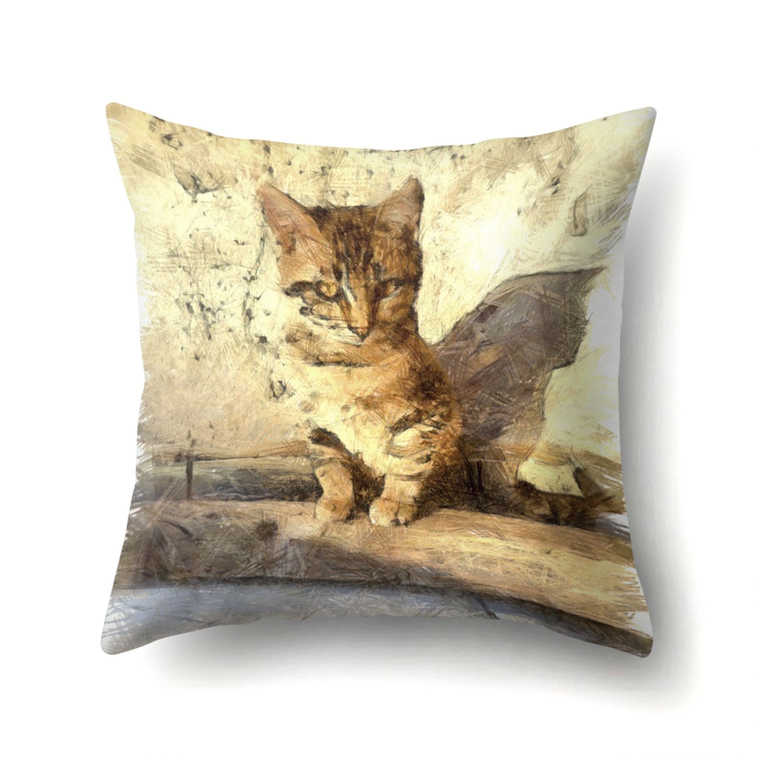 HKM-550931 Soft Polyester Velvet Pillowcase Cover - 45x45 cm