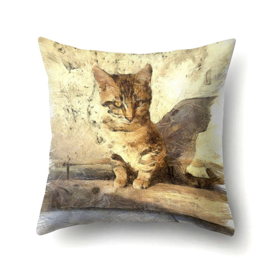 HKM-550931 Soft Polyester Velvet Pillowcase Cover - 45x45 cm