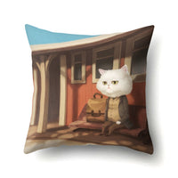 HKM-550931 Soft Polyester Velvet Pillowcase Cover - 45x45 cm