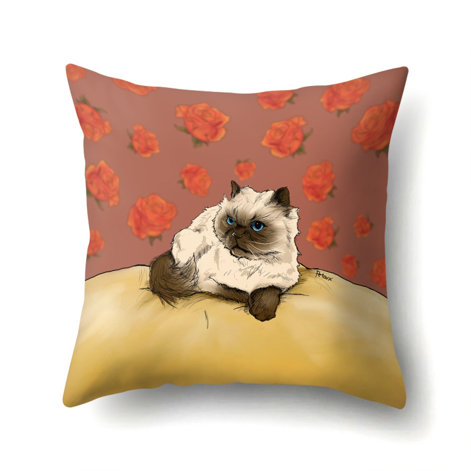 HKM-550931 Soft Polyester Velvet Pillowcase Cover - 45x45 cm