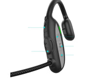 HKM-550995 Dual-Ear Bone Conduction Bluetooth Headset with Battery Display and Music Support