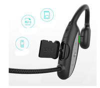 HKM-550995 Dual-Ear Bone Conduction Bluetooth Headset with Battery Display and Music Support