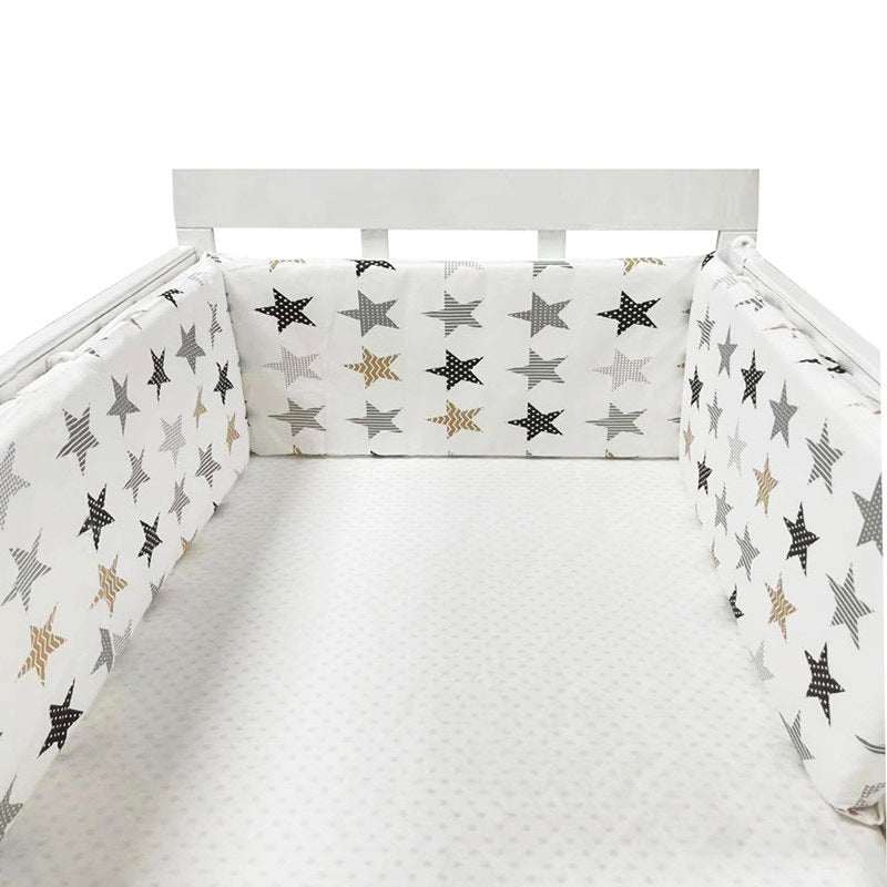 HKM-551059 Baby Four Seasons Pure Cotton Bed Fence, Anti-Fall Design, Safe and Comfortable 200x30 cm