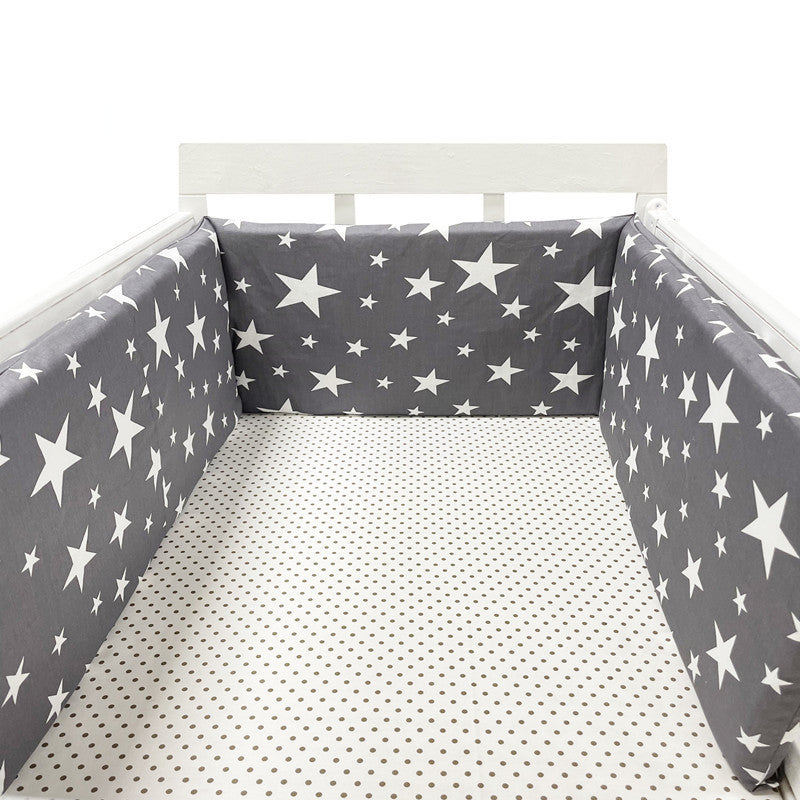 HKM-551059 Baby Four Seasons Pure Cotton Bed Fence, Anti-Fall Design, Safe and Comfortable 200x30 cm