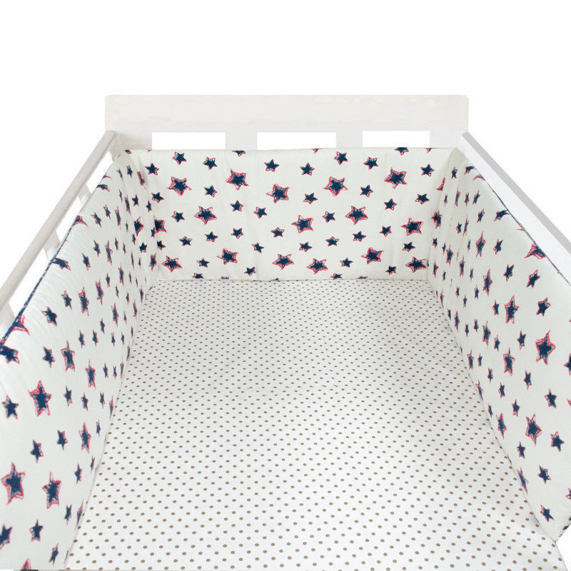 HKM-551059 Baby Four Seasons Pure Cotton Bed Fence, Anti-Fall Design, Safe and Comfortable 200x30 cm