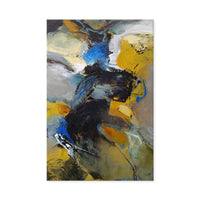 HKM-551187 Handmade Abstract Oil Painting on Canvas for Home Living Room Decor - Unframed, Various Sizes Available