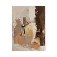 HKM-551187 Handmade Abstract Oil Painting on Canvas for Home Living Room Decor - Unframed, Various Sizes Available