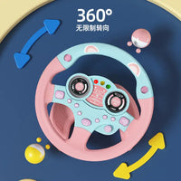 HKM-551251 Simulated 360° Musical Baby Steering Wheel Toy for Early Educational Fun