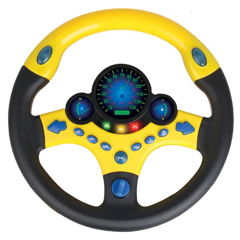 HKM-551251 Simulated 360° Musical Baby Steering Wheel Toy for Early Educational Fun
