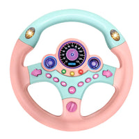 HKM-551251 Simulated 360° Musical Baby Steering Wheel Toy for Early Educational Fun