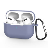 HKM-551315 AirPods-Compatible Silicone Case with Anti-Loss Hook for Generations 1 and 2
