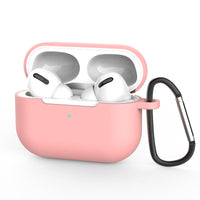 HKM-551315 AirPods-Compatible Silicone Case with Anti-Loss Hook for Generations 1 and 2