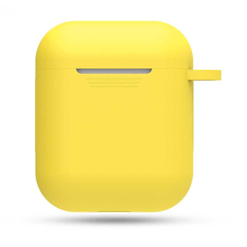 HKM-551315 AirPods-Compatible Silicone Case with Anti-Loss Hook for Generations 1 and 2