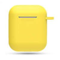 HKM-551315 AirPods-Compatible Silicone Case with Anti-Loss Hook for Generations 1 and 2