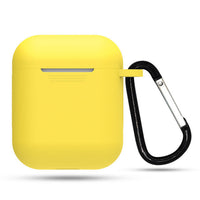 HKM-551315 AirPods-Compatible Silicone Case with Anti-Loss Hook for Generations 1 and 2