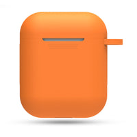 HKM-551315 AirPods-Compatible Silicone Case with Anti-Loss Hook for Generations 1 and 2