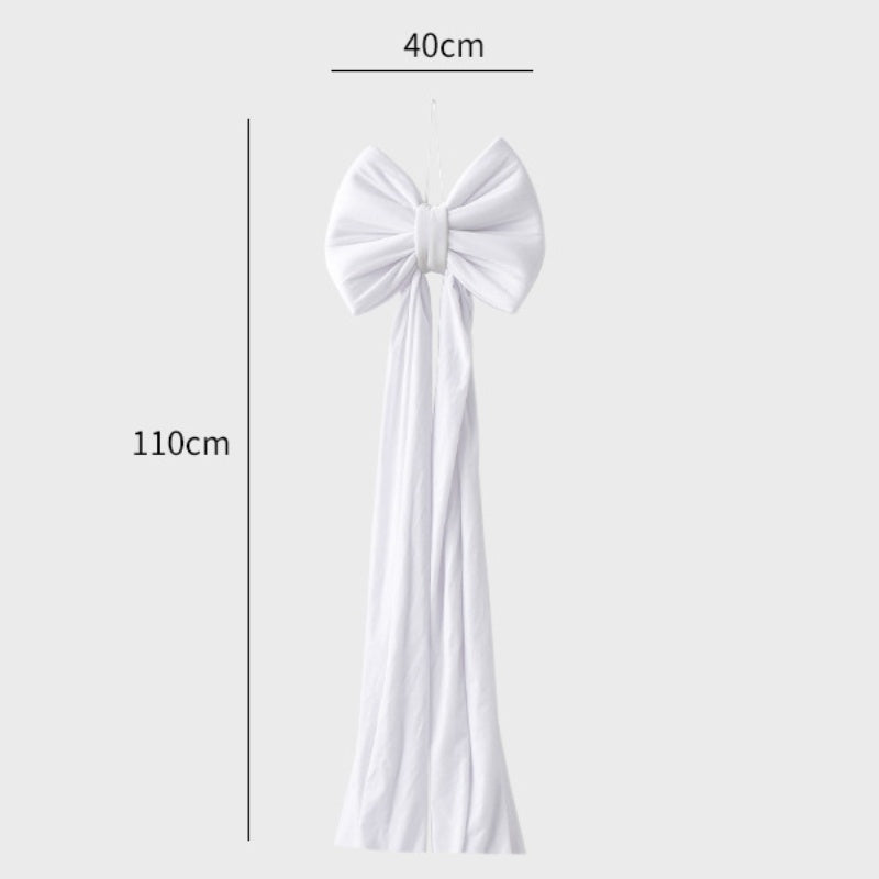 HKM-551379 Large Velvet Bow Decoration for Modern Holiday Décor