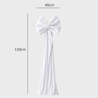 HKM-551379 Large Velvet Bow Decoration for Modern Holiday Décor
