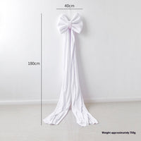 HKM-551379 Large Velvet Bow Decoration for Modern Holiday Décor