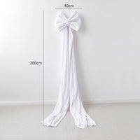HKM-551379 Large Velvet Bow Decoration for Modern Holiday Décor