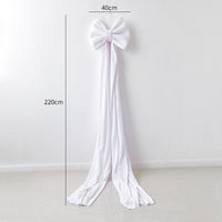HKM-551379 Large Velvet Bow Decoration for Modern Holiday Décor