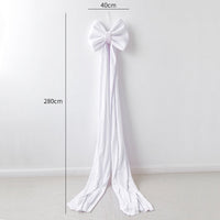 HKM-551379 Large Velvet Bow Decoration for Modern Holiday Décor