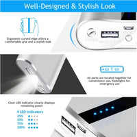 HKM-551507 12000mAh Dual USB Portable Power Bank for On-the-Go Charging