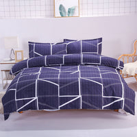 HKM-551571 Cartoon-Themed Thickened Four-Piece Polyester Bedding Set