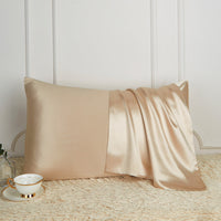 HKM-551571 Pure Silk and Lyocell Pillow Case - Soft and Comfortable Sleep Support 48x74CM