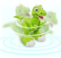 HKM-551827 Remote Control Dancing Dinosaur with Spray Function and Interactive Features for Children