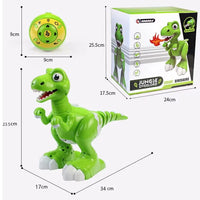 HKM-551827 Remote Control Dancing Dinosaur with Spray Function and Interactive Features for Children